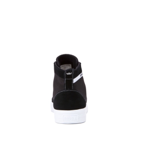 Supra STACKS MID Høye Sneakers Herre Svart/Hvite | NO-55956